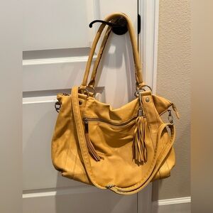 Steve Madden gold used bag